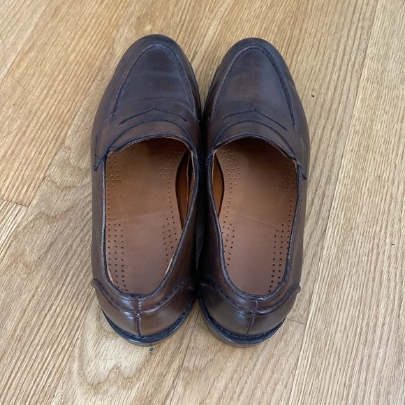 Ralph Lauren Burnished Singleton Loafer - Picture 2 of 7
